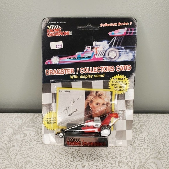 Racing Champions Dragster/Collectors Card 01351 red Lori Johns‎ Jolly Rancher - Picture 1 of 7